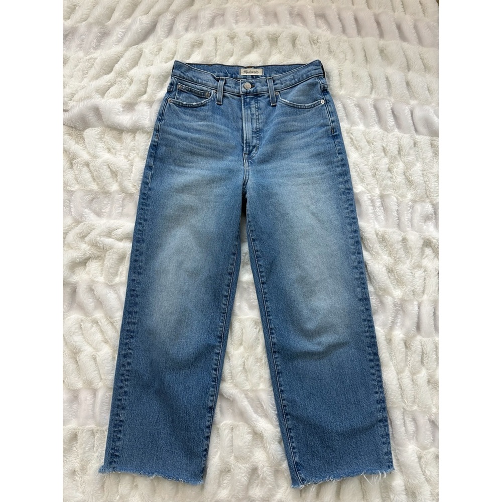Madewell Perfect Vintage Wide Leg Crop Size 28